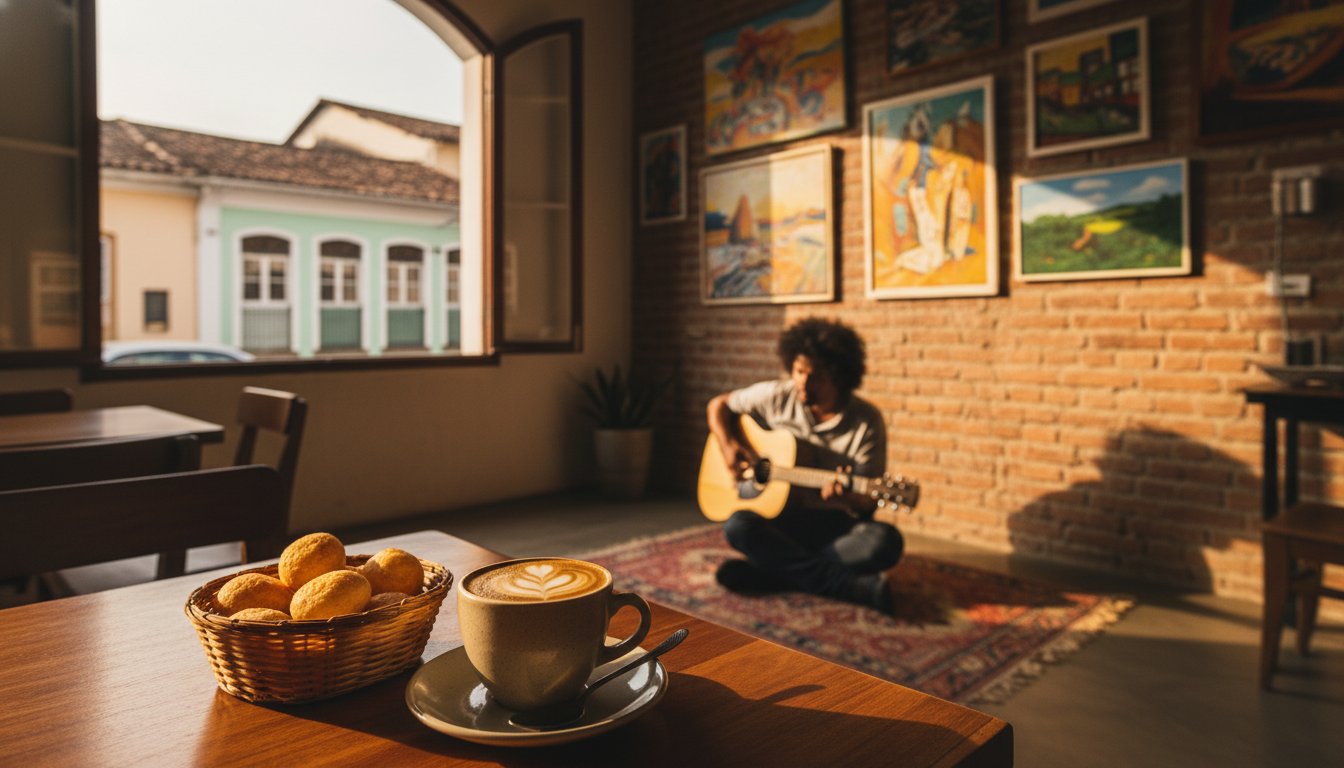 Espaço cultural em Santa Tereza BH: Onde a arte e o café se encontram