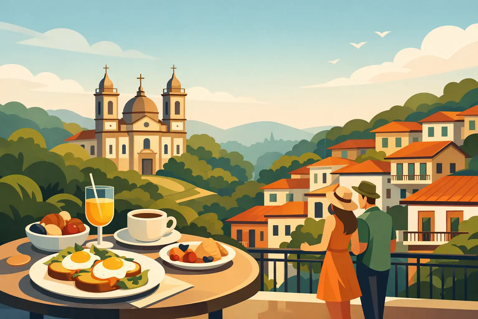 Guia sensorial do brunch em Santa Tereza