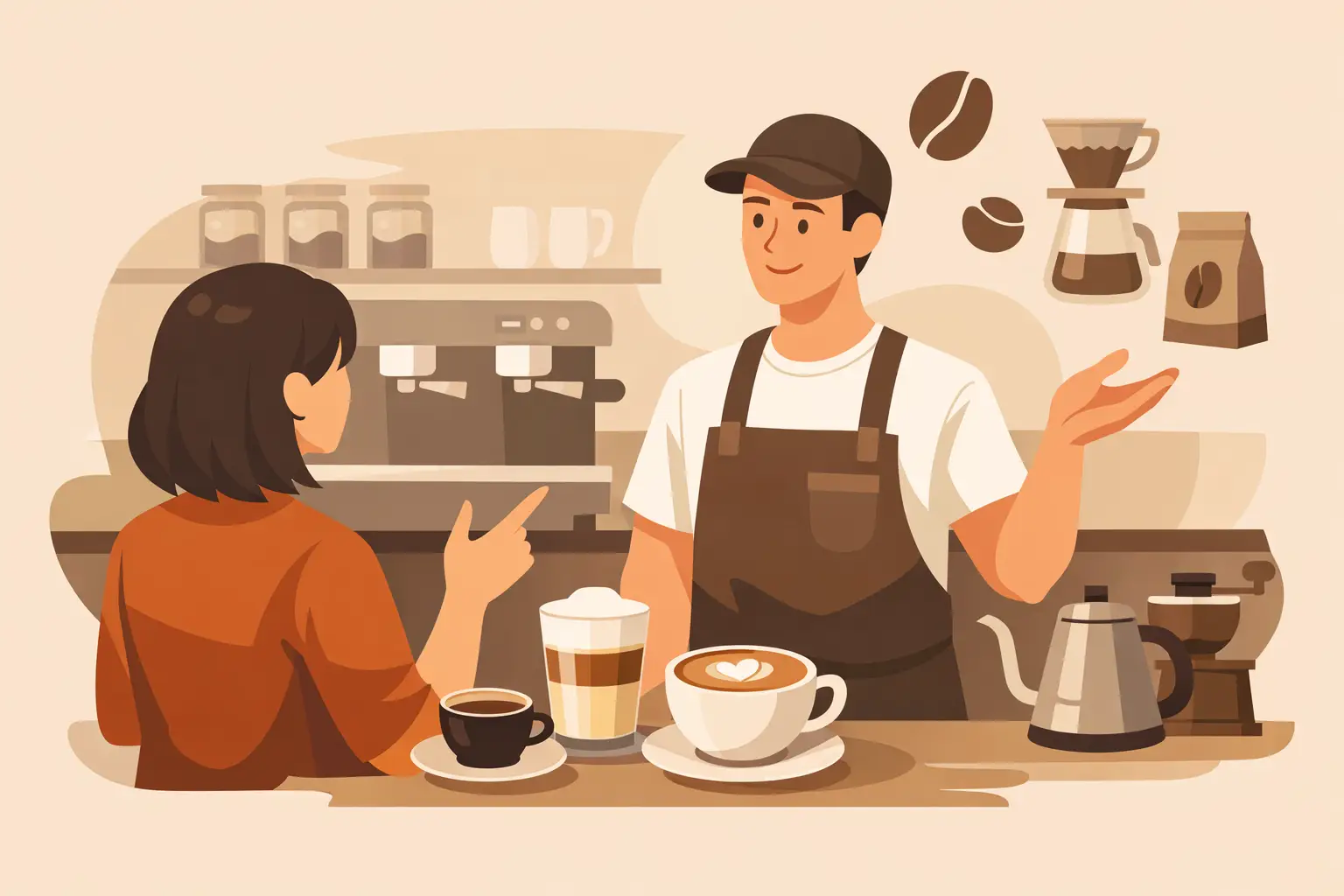 Como pedir café especial na cafeteria sem receio