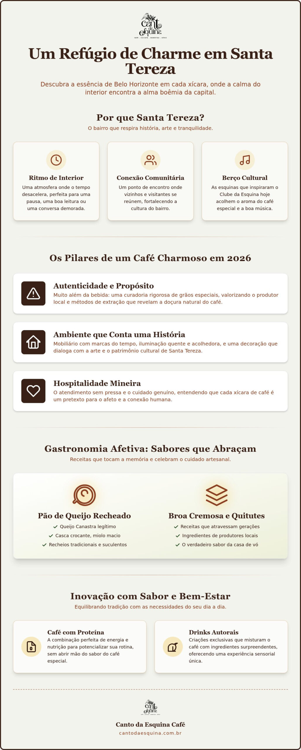 Café charmoso em Santa Tereza BH: Onde o afeto encontra a música em 2026