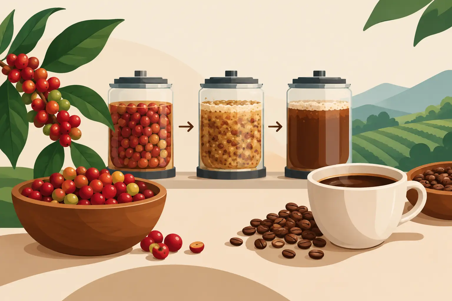 Café fermentado: sabor, processo e escolha