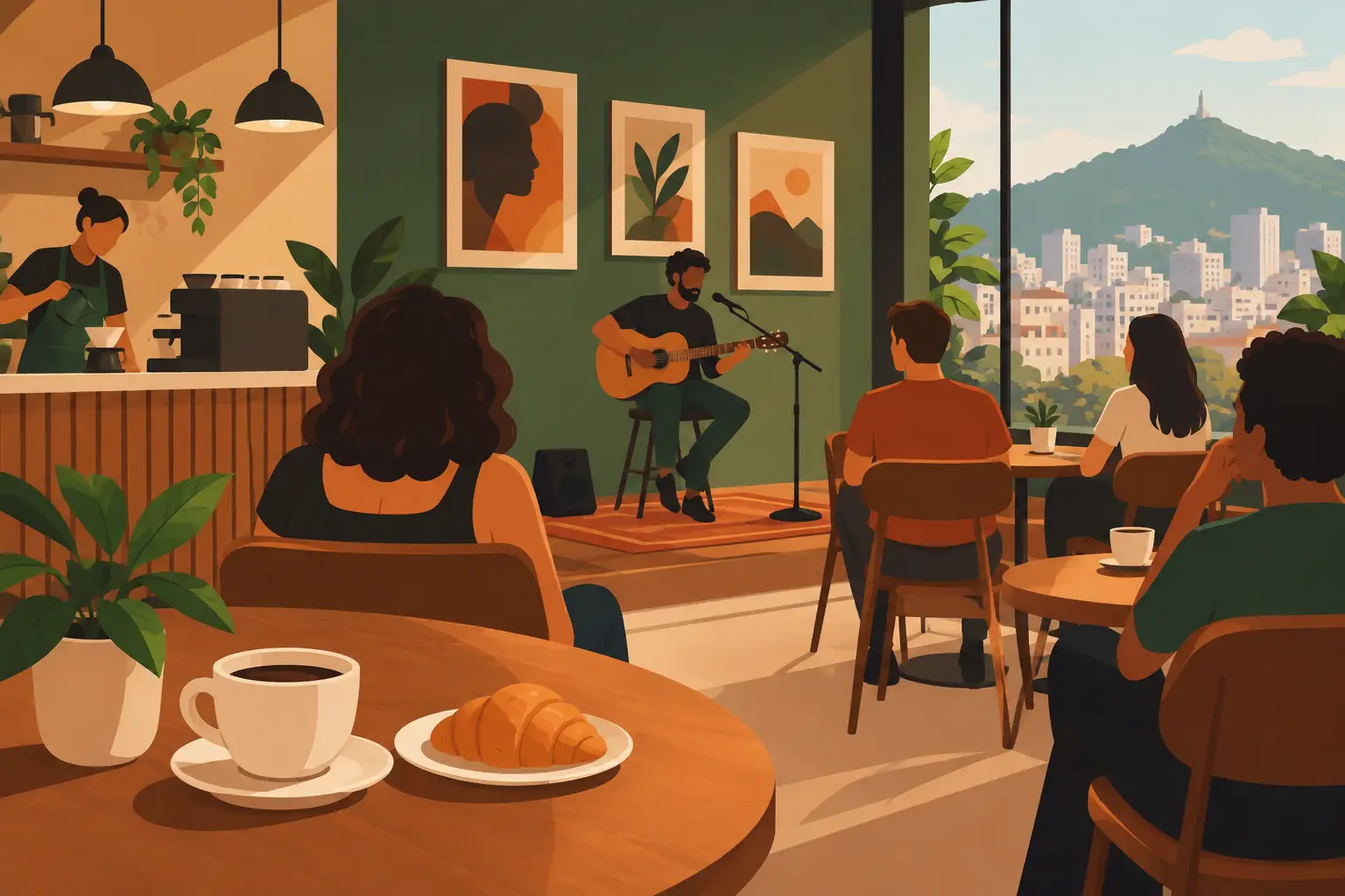 Programação cultural em cafeterias de BH